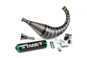 Beta RR Enduro 50 2T - Pot d'échappement R/T 70 - 80 Noir / Turquoise