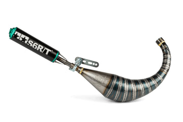 Beta RR SM 50 2T - Auspuff R/T 70 - 80 Schwarz / Türkis