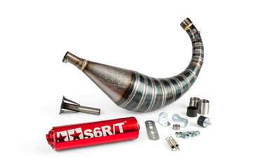 Beta RR-T SM 50 2T - Auspuff R/T 70 - 80 Rot