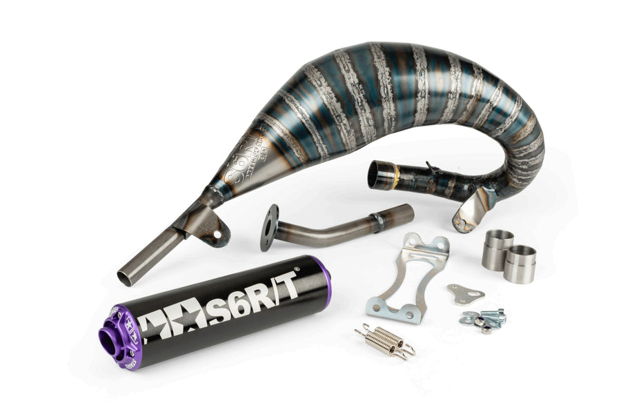 Beta RR Enduro 50 2T - Pot d'échappement R/T 70-80 Noir / Violet