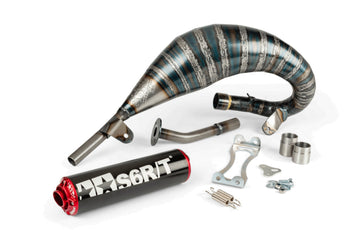 Beta RR Enduro 50 2T - Pot d'échappement R/T 70-80 Noir / Rouge