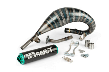 Beta RR Enduro 50 2T - Pot d'échappement R/T 70-80 Noir / Turquoise
