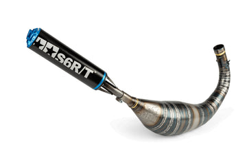 Beta RR Enduro 50 2T - Pot d'échappement R/T 80-90 Noir / Bleu