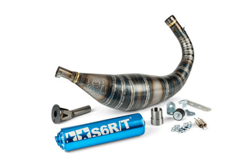 Beta RR Enduro 50 2T - Pot d'échappement R/T 80-90 Bleu