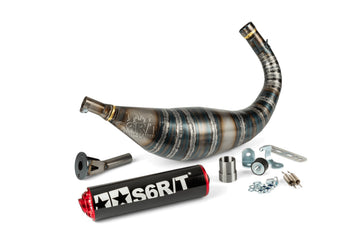Beta RR Enduro 50 2T - Pot d'échappement R/T 80-90 Noir / Rouge