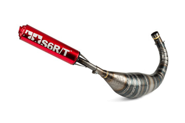 Generic Trigger X-Enduro 50 2T AM6 - Auspuff R/T 80-90 Rot