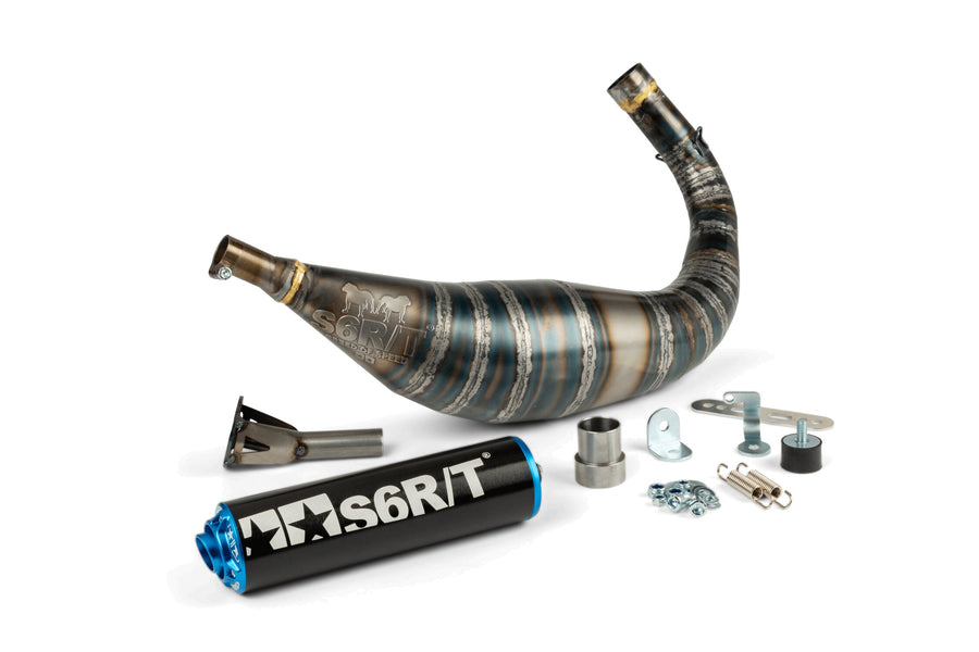 Beta RR Enduro 50 2T - Pot d'échappement R/T 90-100 Noir/Bleu