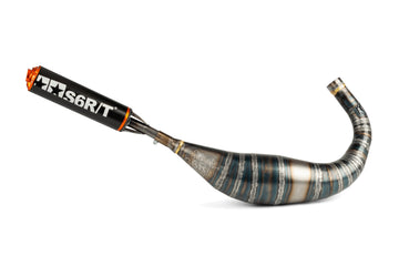 MBK X-Limit Enduro 50 2T AM6 [2004–] - Auspuff R/T 90-100 Schwarz/Orange