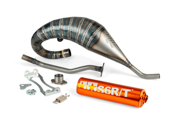 Derbi Senda R X-Race Trail '05 - '10 50 2T D50B0 - Auspuff R/T Hoch Orange