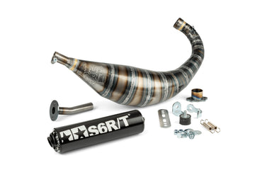 Aprilia SX SM 50 2T D50B0 [2007–] - Exhaust 80-90 Black