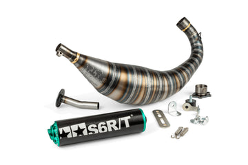 Aprilia RX Enduro 50 2T D50B0 [2007–] - Exhaust R/T Black Turquoise