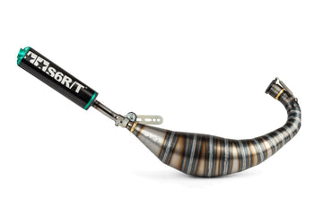Aprilia RX Factory 50 2T - Exhaust R/T Black Turquoise