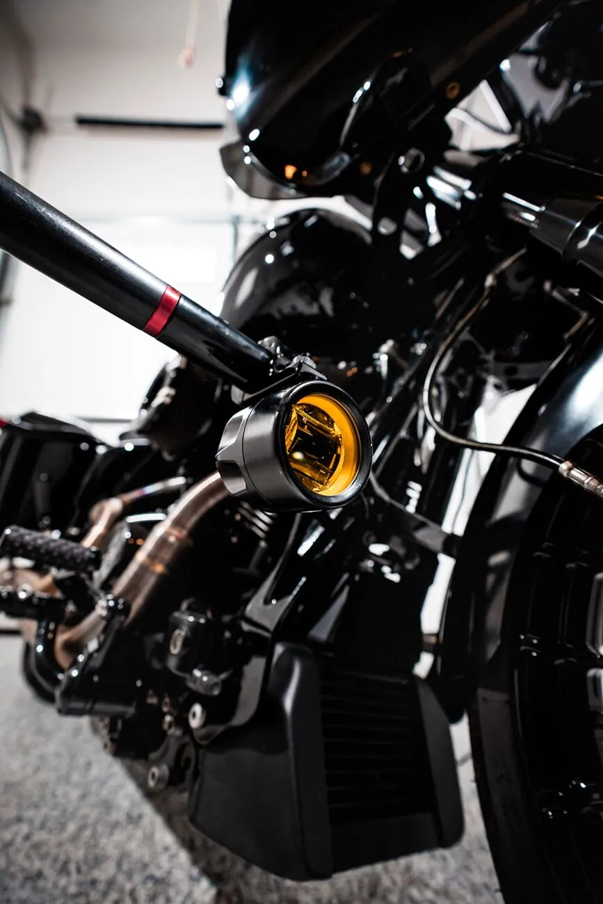 harley davidson flhxse [CUSTOM DYNAMICS] – Phares antibrouillard à halo LED ProBEAM®