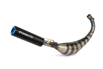 Beta RR-T SM 50 2T - Pot d'échappement Streetrace 80-90 Bleu