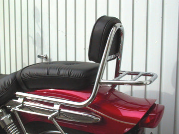 Suzuki GZ 125 Marauder [1998-2001] - Bar sissy en pipe avec oreillers et porte-bagages