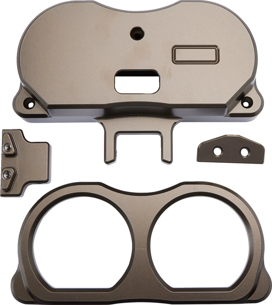 harley davidson fltruse [LA CHOPPERS] - Dual Gauge Bracket for Performance Risers