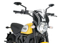 DUCATI SCRAMBLER 800 ICON DARK [2025] – RetroVision Windschild Visier – Schwarz-27