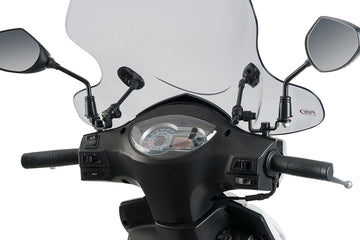 SYM JET4 50R/125 C - PUIG City Touring Windscreen | Tinted | PUIG 7677H
