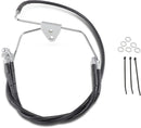 harley davidson flhtc [DRAG SPECIALTIES] – Verlängertes schwarzes Vinyl-Bremsleitungs-Kit-2