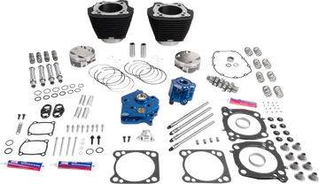 Harley-Davidson FLHCS 1923 Softail Heritage Classic Solo 117 [2026] - 132" Power Package Motorleistungs-Kit – Oberfläche: Schwarz, Nicht hervorgehobene Kühlrippen – Bild 1