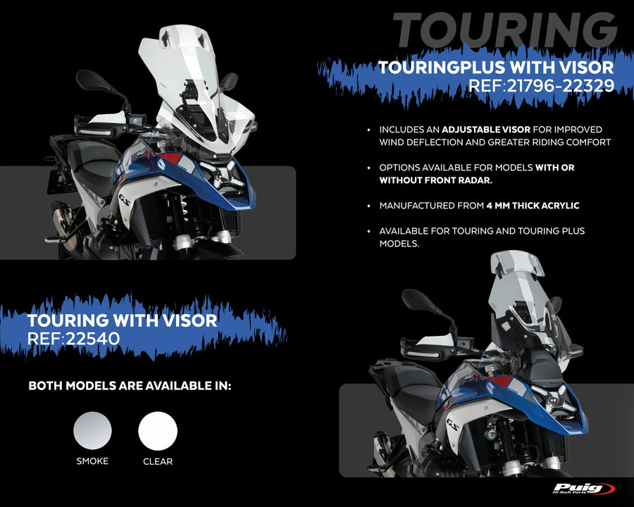 BMW R 1300 GS TROPHY [2025] – Tourenscheibe – Transparent