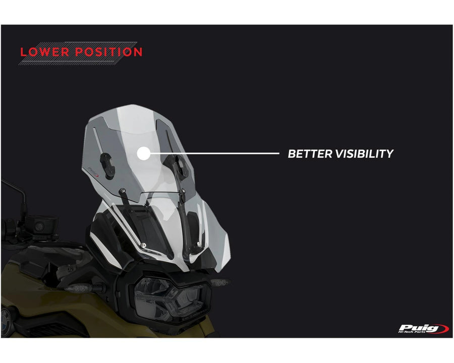 BMW F 800 GS [2025] – Verstellbare Scheibe – Getönt