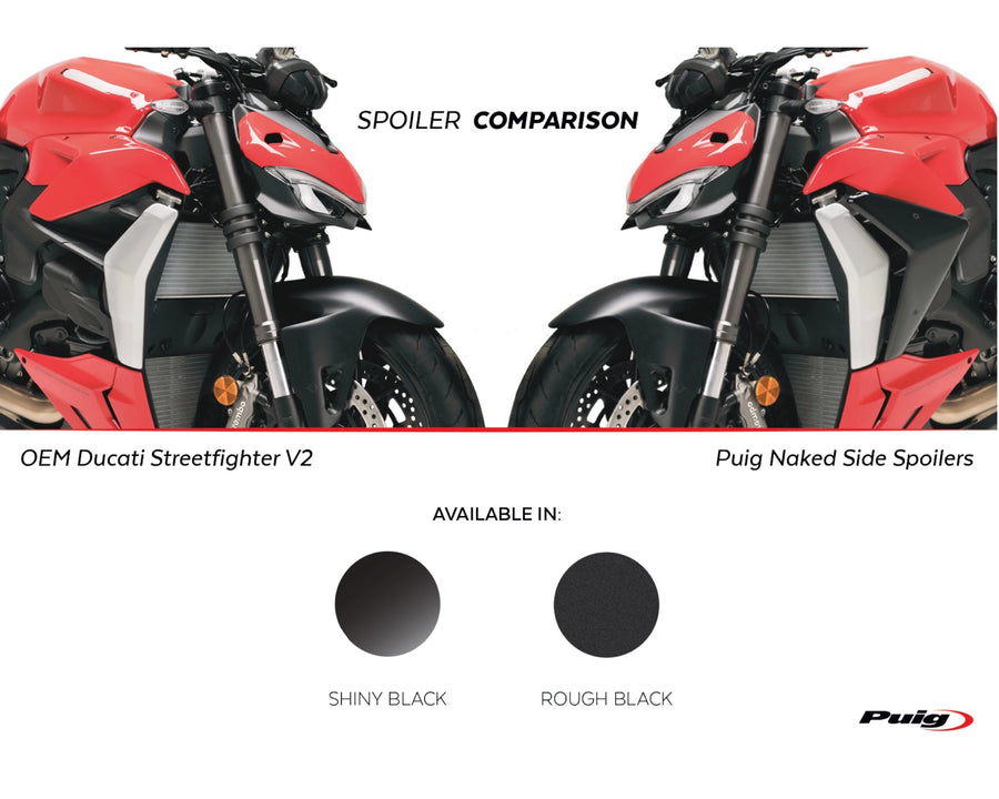 DUCATI STREETFIGHTER V2 [2024] – Naked Verkleidungsscheibe Windschild Side