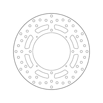 Honda Xl 125 [BREMBO] - Disque de frein rigide rond Série Oro