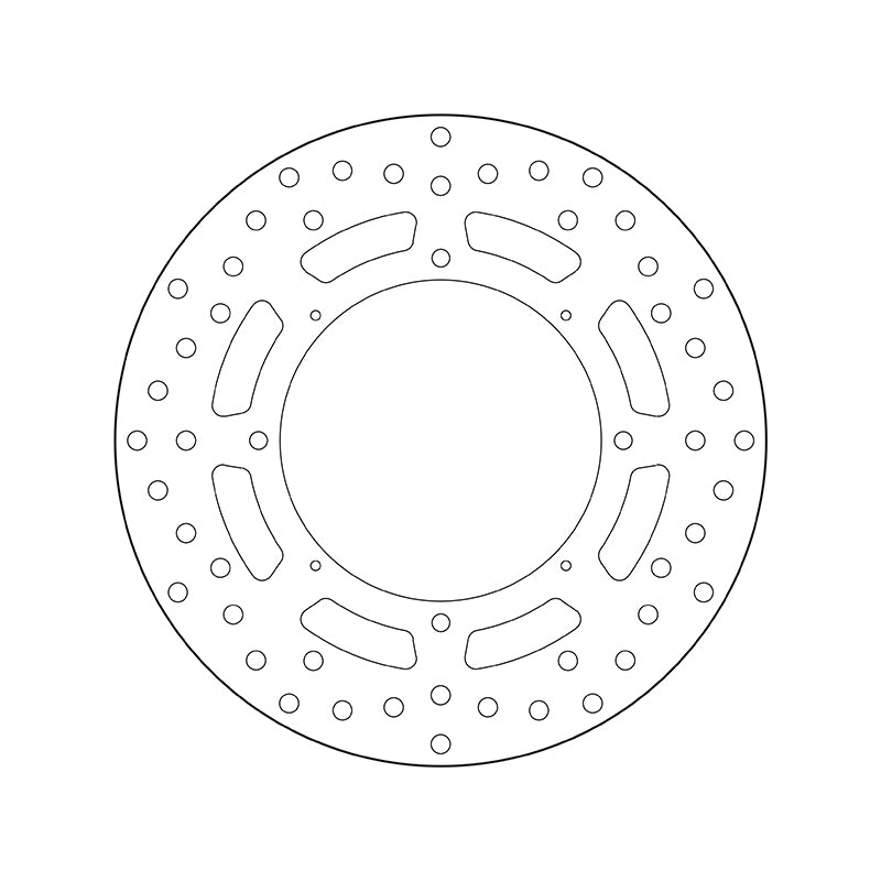 Honda Xr 600 [BREMBO] - Disque de frein rigide rond Série Oro