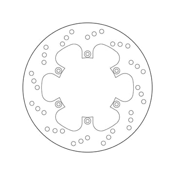 Aprilia Pegaso 650 [BREMBO] - Disque de frein rigide rond série Oro - 0