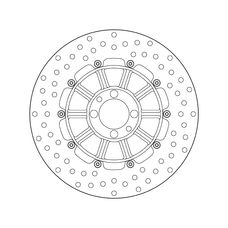 Bmw K 1100 [BREMBO] - Disque de frein rigide rond Série Oro
