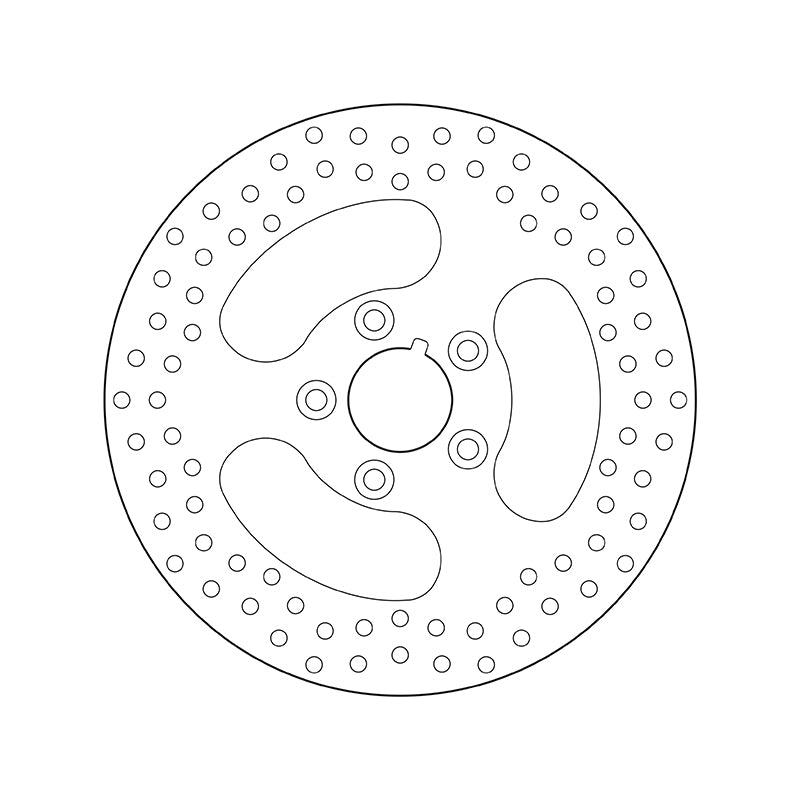 Harley Davidson Fxsts [BREMBO] - Serie Oro rund starr Bremsscheibe