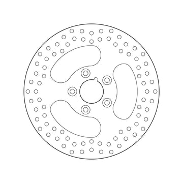 Harley Davidson Flstf [BREMBO] - Disque de frein rigide rond série Oro - 0
