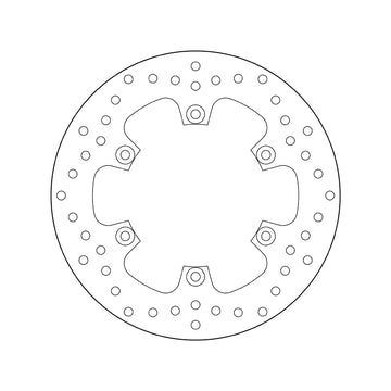 Yamaha Fz 6 [BREMBO] - Disque de frein rigide rond Série Oro