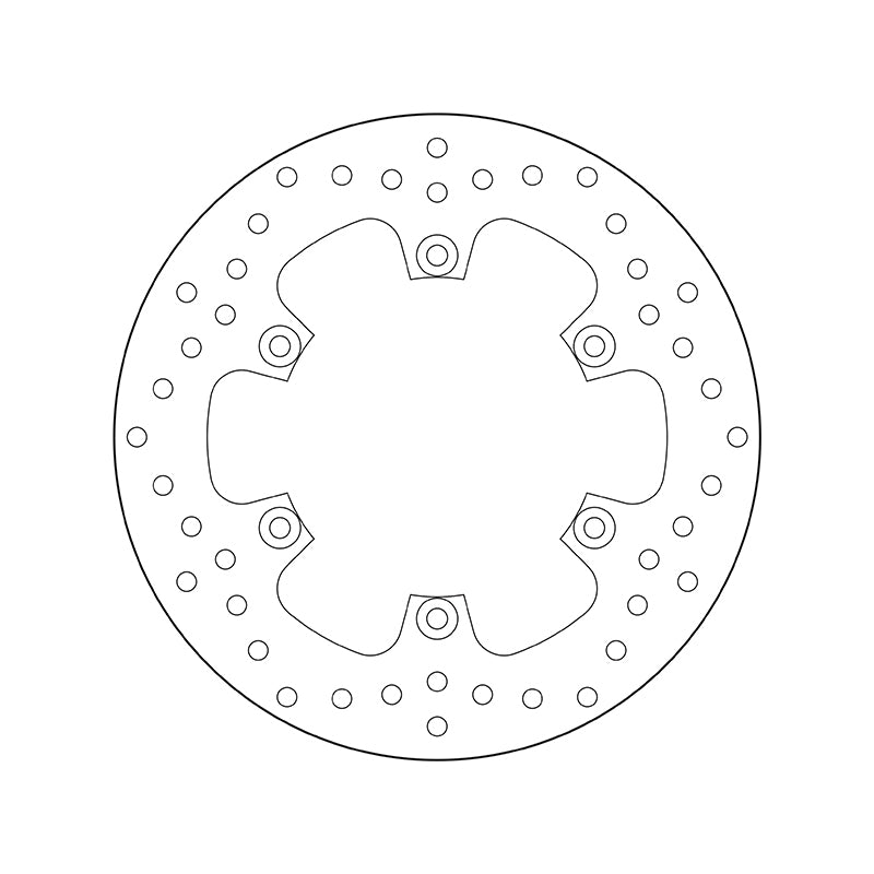 Yamaha Xv 1100 [BREMBO] - Serie Oro rund starr Bremsscheibe