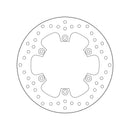 Yamaha Xv 1100 [BREMBO] - Serie Oro rund starr Bremsscheibe