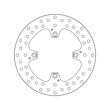 Ducati Hyperstrada 821 [BREMBO] - Disque de frein rigide rond Série Oro - 0