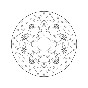 Suzuki Sv 650 [BREMBO] - Disque de frein flottant rond série Oro