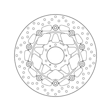Honda Cbr 900 [BREMBO] - Disque de frein flottant rond Série Oro - 0