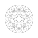 Honda Vfr 800 X Crossrunner [BREMBO] - Disque de frein flottant rond Série Oro