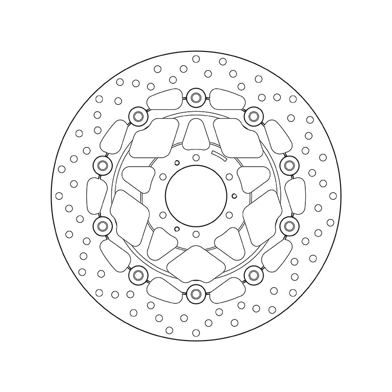 Honda Vfr 800 [BREMBO] - Serie Oro rund schwimmend Bremsscheibe