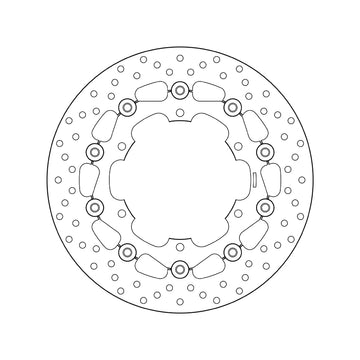Yamaha Xvs 1100 [BREMBO] - Disque de frein flottant rond série Oro