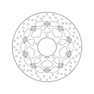 Kawasaki Ninja 1000 [BREMBO] - Disque de frein flottant rond Série Oro