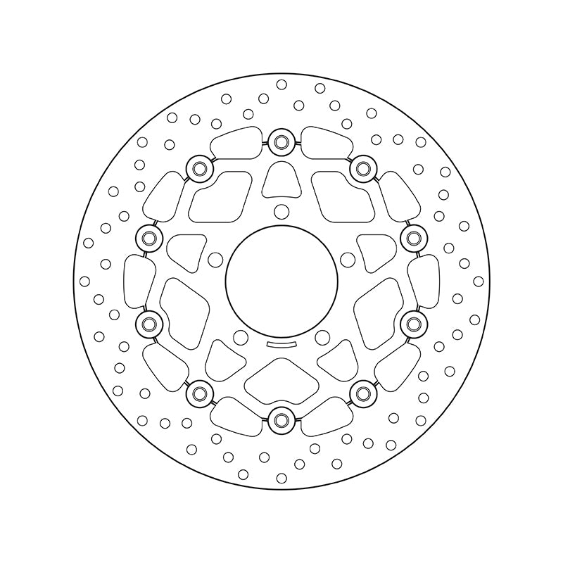 Kawasaki Kle 650 [BREMBO] - Series Oro round floating brake disc