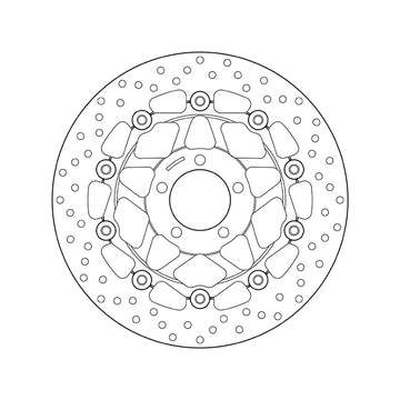Kawasaki Z 750 [BREMBO] - Disque de frein flottant rond Série Oro