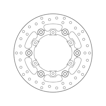 Ktm 690 Smc R [BREMBO] - Serie Oro rund schwimmend Bremsscheiben - paarweise