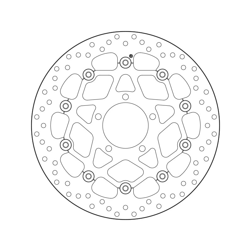 Kawasaki Zx-10Rr [BREMBO] - Series Oro round floating brake disc