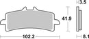 Triumph Scrambler 1200 [BREMBO] - Competition Carbon Ceramic Brake Pads - 07BB37RC