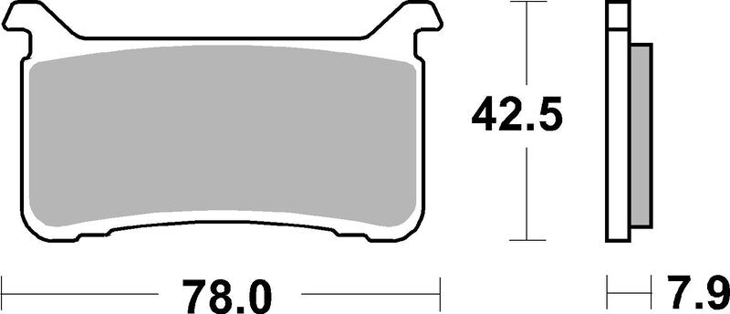 Honda Cmx 1100 [BREMBO] - Plaquettes de Frein Compétition Carbone Céramique - 07HO63RC