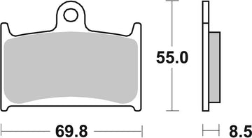 Triumph Sprint [BREMBO] - Competition Carbon Ceramic Brake Pads - 07SU14RC